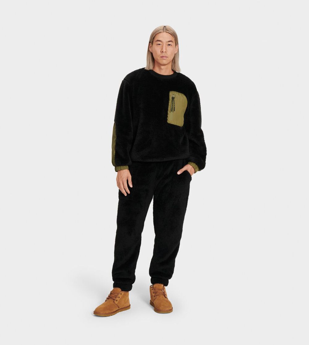 Ugg Pants Canada - Ugg Men's Niko Sherpa Black / Olive